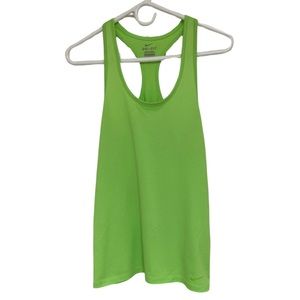 Nike Dri-Fit Tank Top Women’s Size Small Neon Green